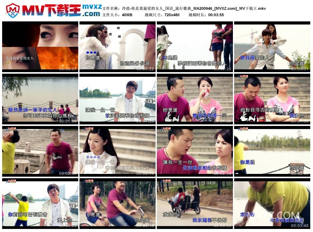 冷漠-你是我最爱的女人_国语_流行歌曲_MA200946